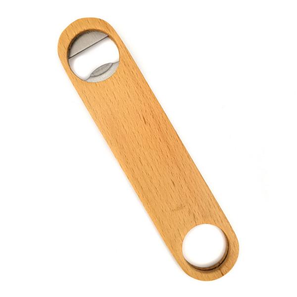 Wood Paddle Style Bottle Opener