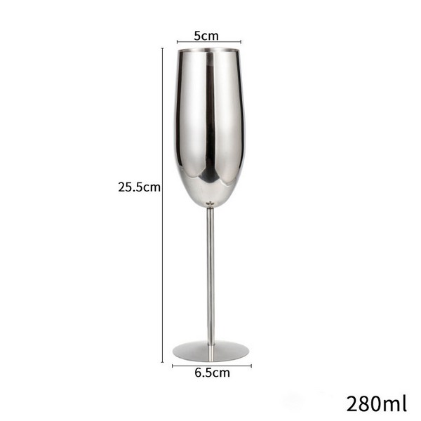 Stainless Steel Champagne Flute